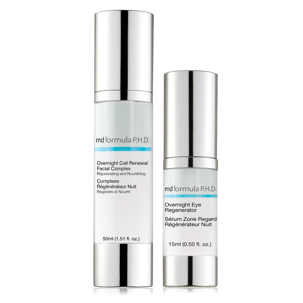 MD Formula Eye Regenerator & Overnight Cell Renewal Facial Complex
